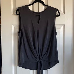 Loft front tie tank top